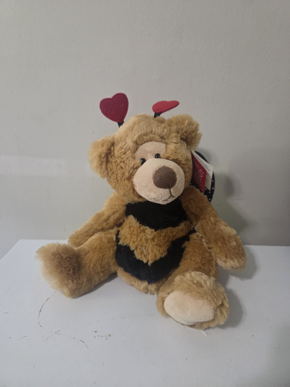 Russ Berrie Breezy Bee teddy bear Plush.